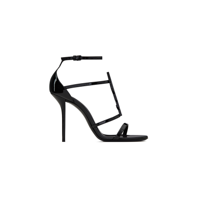 YSL CASSANDRA SANDALS IN PATENT LEATHER 6301090NPVV1000